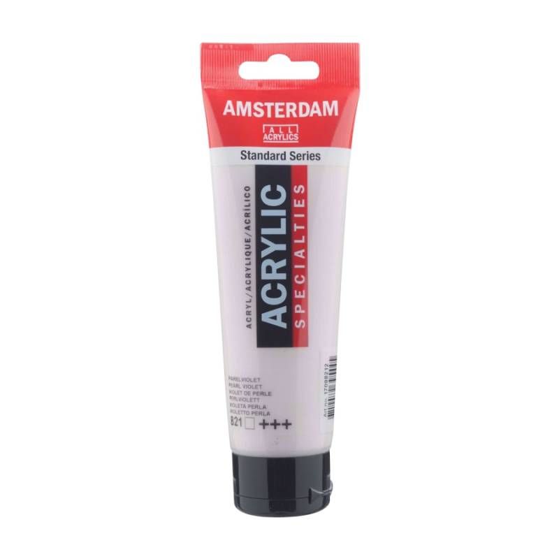 Фарба акрилова Amsterdam 120мл ФІОЛЕТОВИЙ ПЕРЛАМУТРОВИЙ (821)