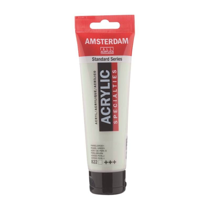 Фарба акрилова Amsterdam 120мл ЗЕЛЕНИЙ ПЕРЛАМУТРОВИЙ (822)