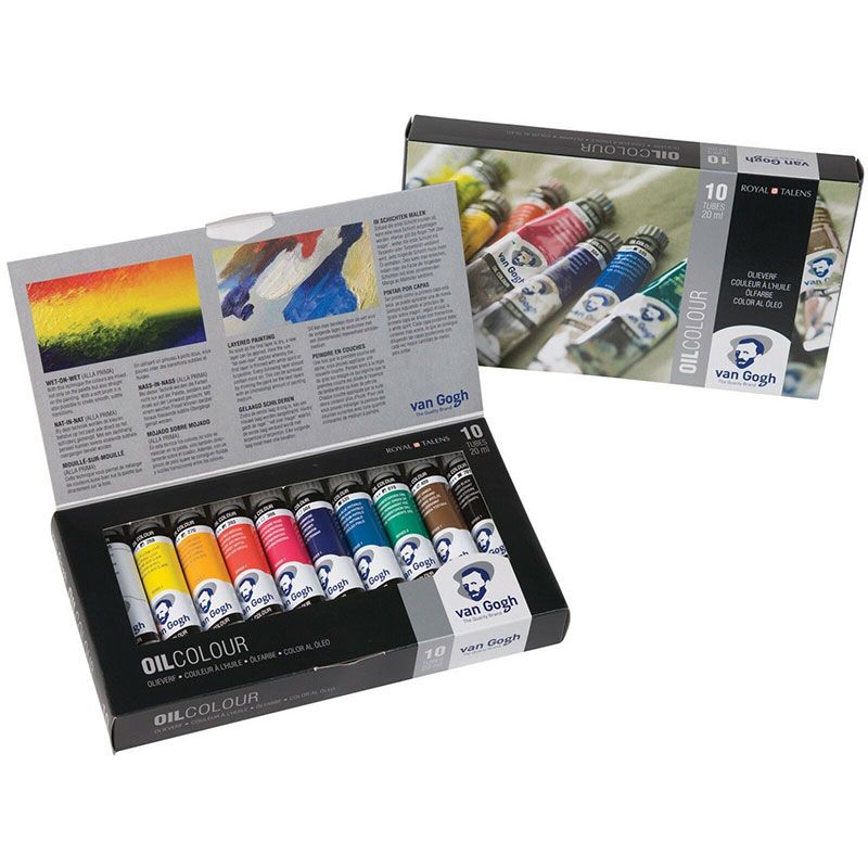 !БЕЗ ЗНИЖОК Н-р олійн.фарб "Van Gogh" Royal Talens у картон.кор. 10х20мл