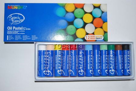 Набір пастелі олійноі.проф.MUNGYO MOP-12 у картон.упак.12кол