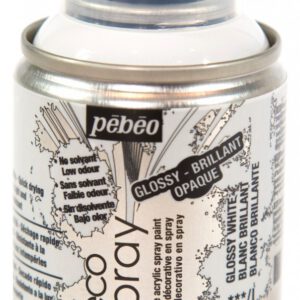 Аерозоль-Фарба акрилова Decospray Pebeo 100мл ГЛЯНЦЕВИЙ БІЛИЙ