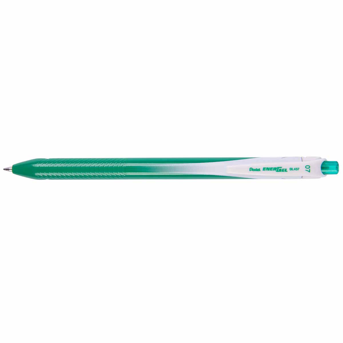Ручка гелева Energel Pentel одноразов.(подходит для левшей) 0,7мм ЗЕЛЕНА