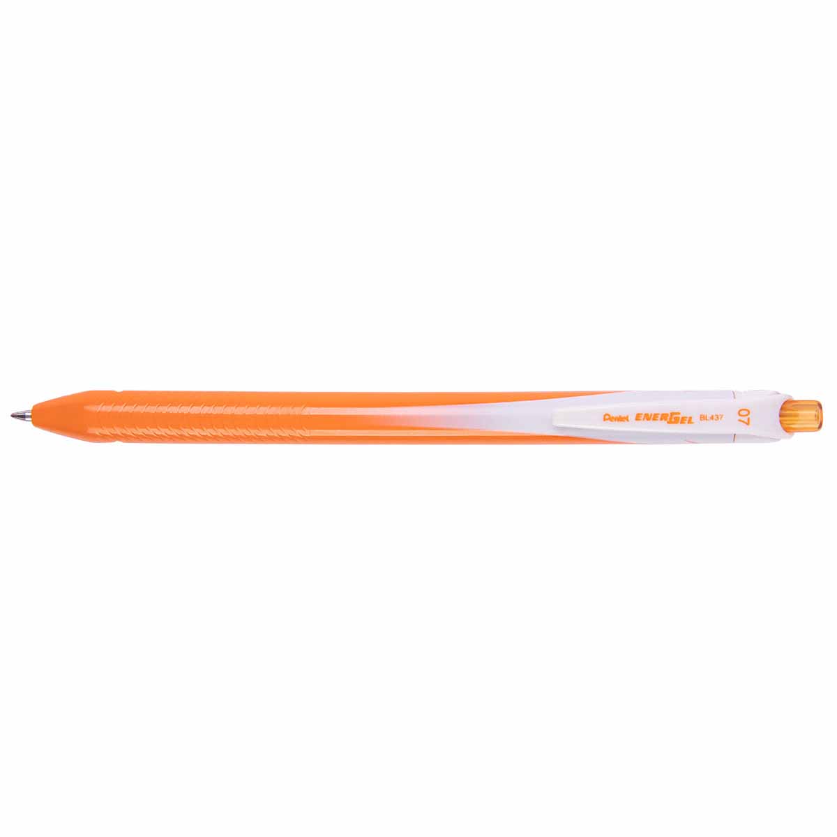 Ручка гелева Energel Pentel одноразов.(подходит для левшей) 0,7мм ПОМАРАНЧЕВА