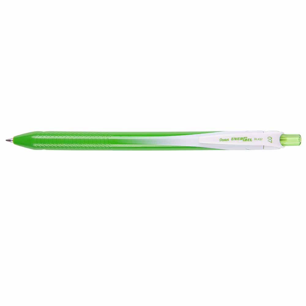 Ручка гелева Energel Pentel одноразов.(подходит для левшей) 0,7мм САЛАТОВАЯ