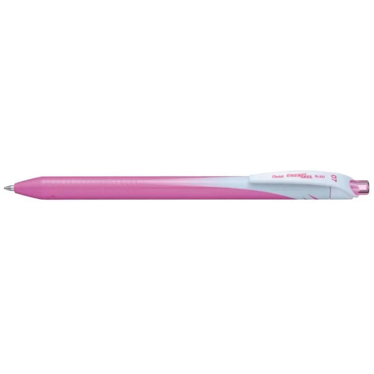 Ручка гелева Energel Pentel одноразов.(подходит для левшей) 0,7мм РОЗОВАЯ