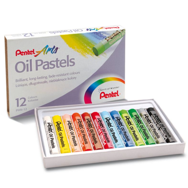 Набір пастелі олійноі. Pentel Arts у картон.упак.12кол