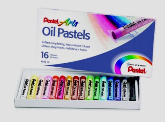Набір пастелі олійноі. Pentel Arts у картон.упак.16кол