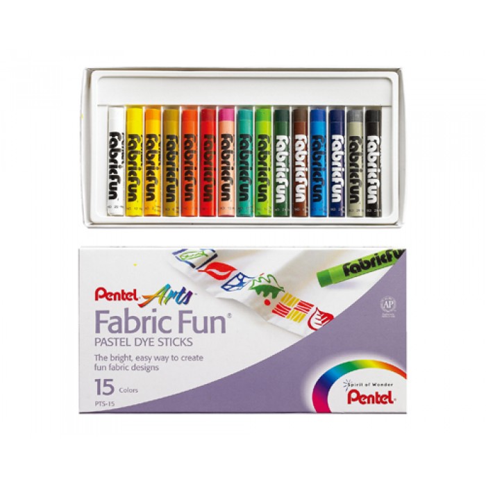 Набір пастелі для тканин Pentel FabricFun Pastels 15цв