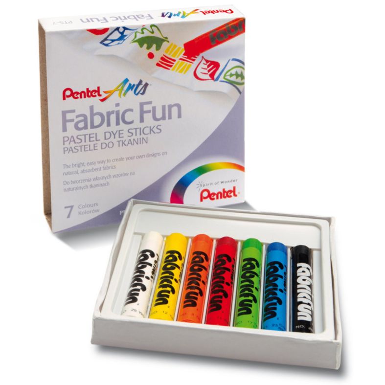 Набір пастелі для тканин Pentel FabricFun Pastels 7цв