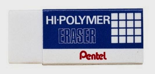 Гумка "Hi-Polymer Eraser" Pentel 35х16х11.5мм
