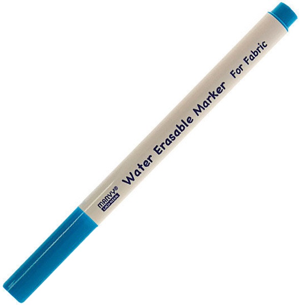 Маркер водорозчинний,що змивається для розмітки тканини"Water Erasable" Marvy 1мм БІЛИЙ