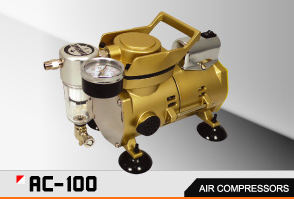 Компрессор SPARMAX AC-100 (0-5.5bar/18л/мин, сопло до 0.35)манометр, регулятор, выход M1/8"(папа)