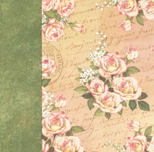 ЗНЯТІ З ВИР-ВА, Папір для Scrapbooking "Воспоминания" 120г 30,5х30,5см мотив11