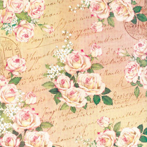 ЗНЯТІ З ВИР-ВА, Папір для Scrapbooking "Воспоминания" 120г 30,5х30,5см мотив13