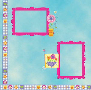 !RR Папір для Scrapbooking "Воспоминания" 120г 30,5х30,5см мотив84