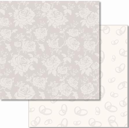 !Папір для Scrapbooking "Премиум" 190г 30,5х30,5см с глиттером мотив 35