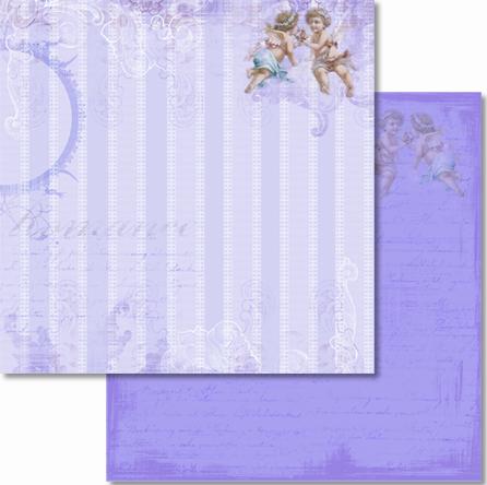 !Папір для Scrapbooking "Премиум" 190г 30,5х30,5см с глиттером мотив 39