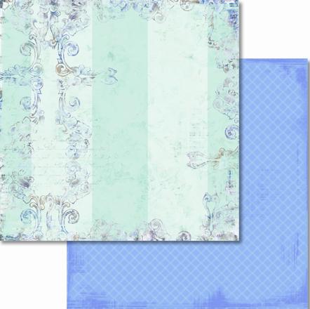 !Папір для Scrapbooking "Премиум" 190г 30,5х30,5см с глиттером мотив 41