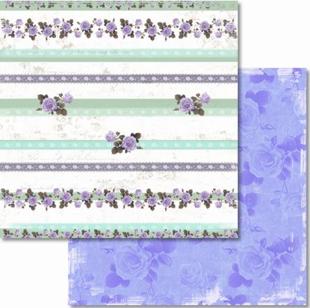 !Папір для Scrapbooking "Премиум" 190г 30,5х30,5см с глиттером мотив 42
