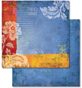 !Папір для Scrapbooking "Ностальгия" 190г 30,5х30,5см мотив 60