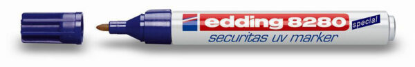 !Нет скидок Маркер перм.на спирт.осн.кругл.наконечн.Securitas UV Edding-8280світиться при УФ освітленні