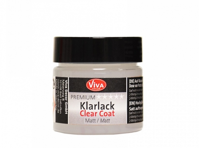 Лак акрил.на водн.осн. Premium Clear Coat 50мл СТЕКЛОВИДНЫЙ