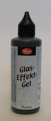 ЗНЯТІ З ВИР-ВА,Гель з ефектом "рідкого скла"Glass-Effect-Gel КОНТУР 82мл СІРИЙ СВИНЕЦ
