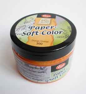 !ЗНЯТІ З ВИР-ВА,Paper-Soft-Color 75мл ОРАНЖЕВИЙ