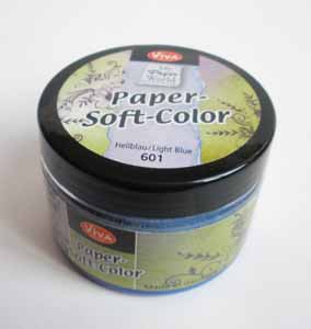 ЗНЯТІ З ВИР-ВА,Paper-Soft-Color 75мл БЛАКИТНИЙ