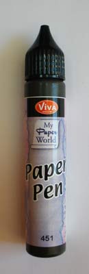 !ЗНЯТІ З ВИР-ВА,Paper-Pen для СКРАПБУКИНГА 25мл КОРИЧНЕВИЙ ОРЕХ