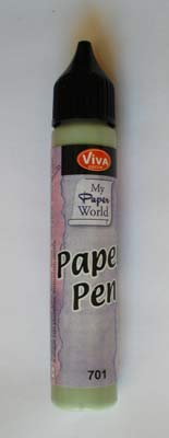 ЗНЯТІ З ВИР-ВА,Paper-Pen для СКРАПБУКИНГА 25мл ЗЕЛЕНИЙ ЛАЙМ