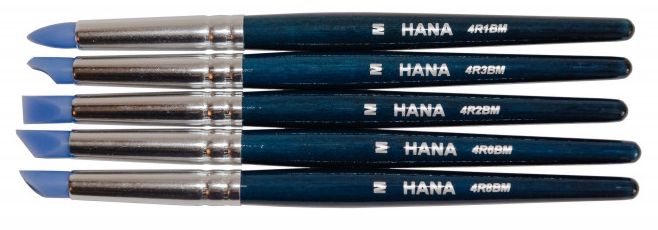 Пензель резиновая (силиконовая) "HANA" у асортименті
