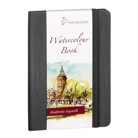 Альбом-склейка д/акв.200гр серднє зерно,100% цел.книжк./жестк.обкл. "Watercolour book"Hahnemuhle 30а