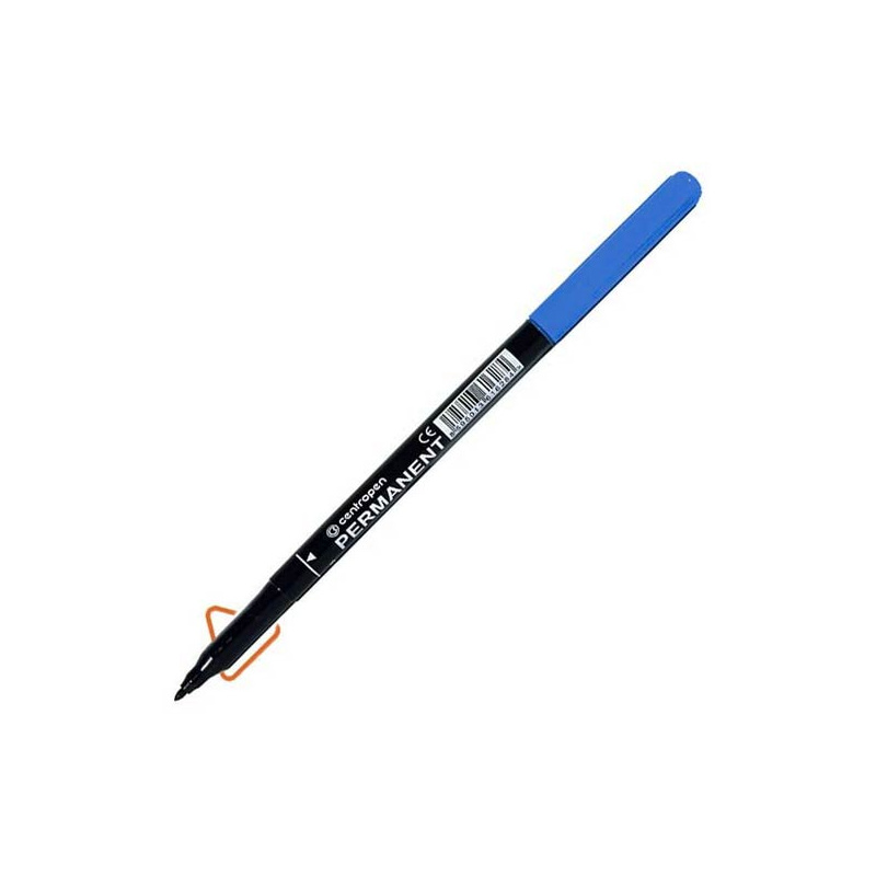 Маркер перм.на спирт.осн.кругл.наконечн.Centropen 1мм СИНІЙ /2536/1C