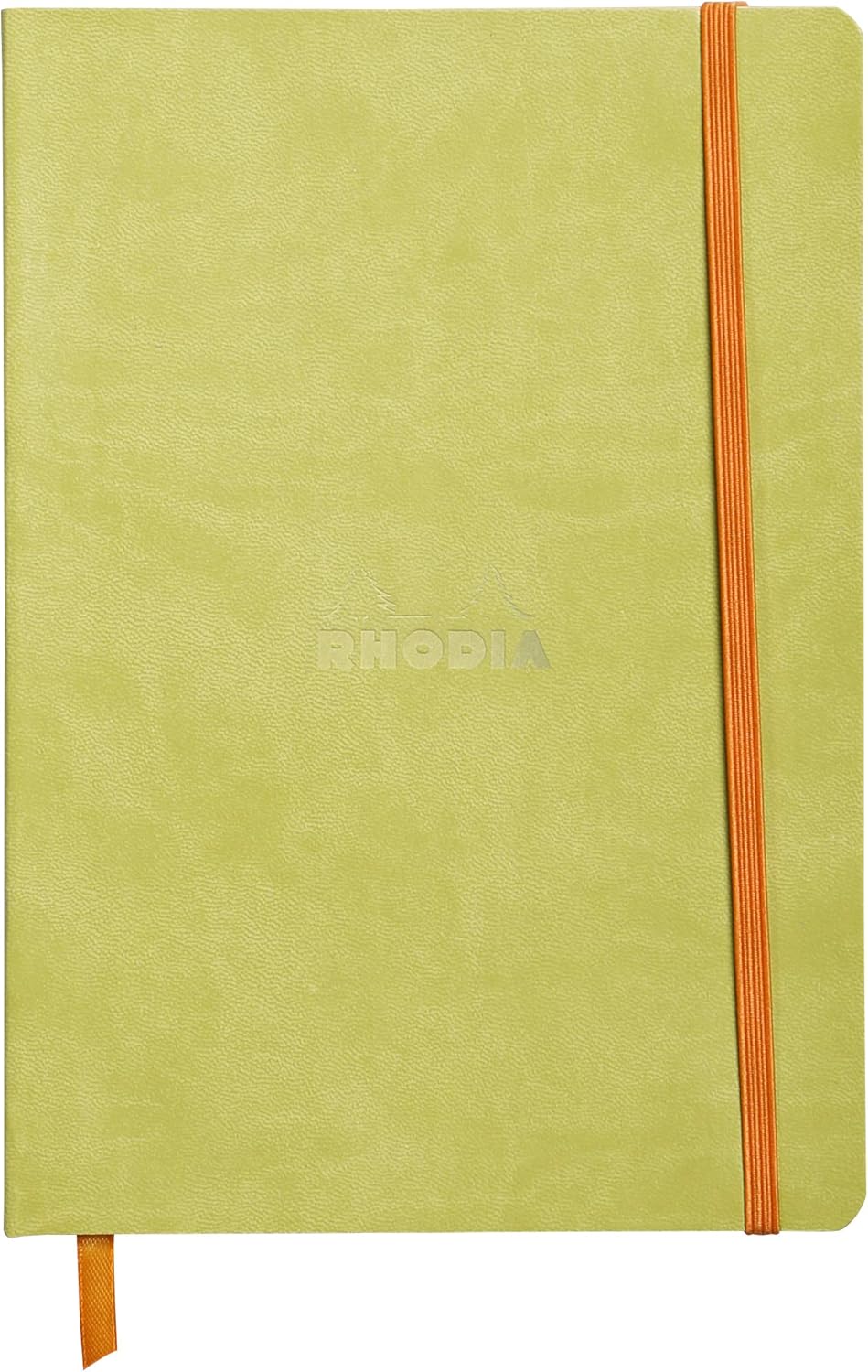 Альбом(палітура) д/граф.90гр у крапку із гум.закладк.обкл.м'яка анісова 80арк Rhodiarama А5 СЛОНОВА