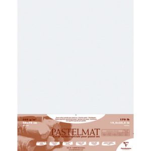 RR Папір д/пастелі 360гр др.зерно Pastelmat Clairefontaine 50х70см БІЛИЙ