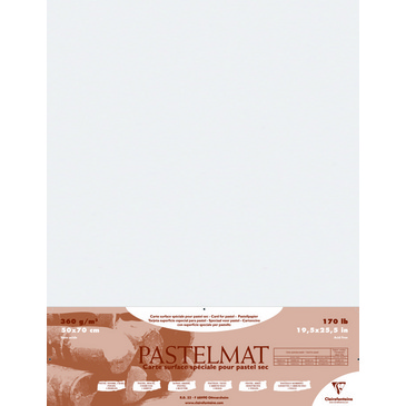 RR Папір д/пастелі 360гр сер.зерно Pastelmat Clairefontaine 50х70см БІЛИЙ