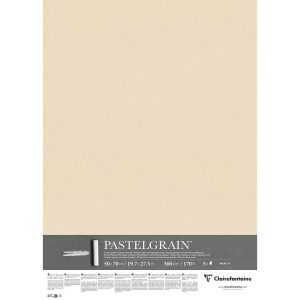 RR Папір д/пастелі 360гр сер.зерно PastelGrain Clairefontaine 50х70см КУКУРУДЗЯНИЙ