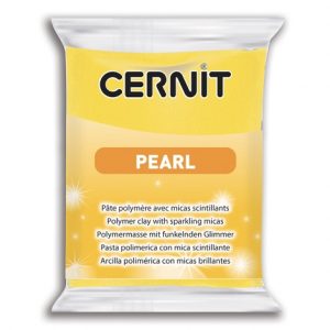 Полімерний моделін "CERNIT-PEARL" 56гр|ПЕРЛАМУТР ЖОВТИЙ