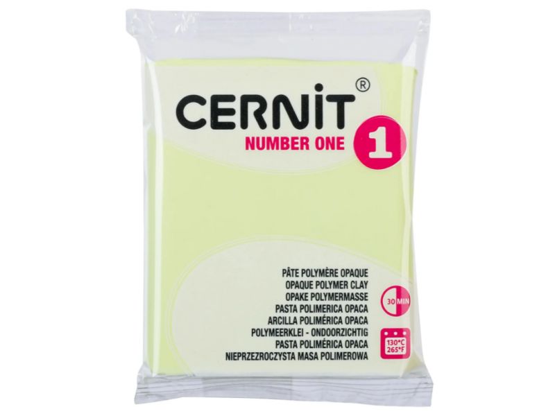 Полімерний моделін "CERNIT NUMBER ONE" 56гр|ЖОВТИЙ ПАСТЕЛЬНИЙ