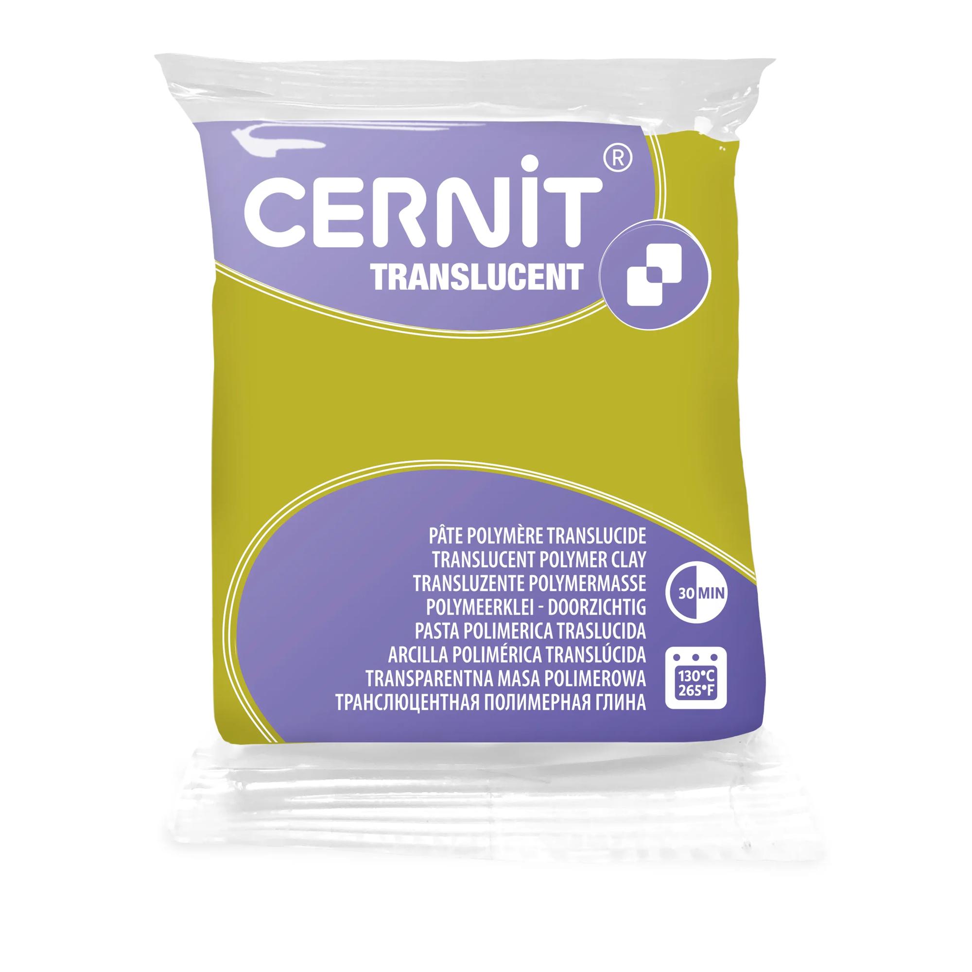 Полімерний моделін "CERNIT-TRANSLUCENT" 56гр|прозорий МІРАБЕЛЬ