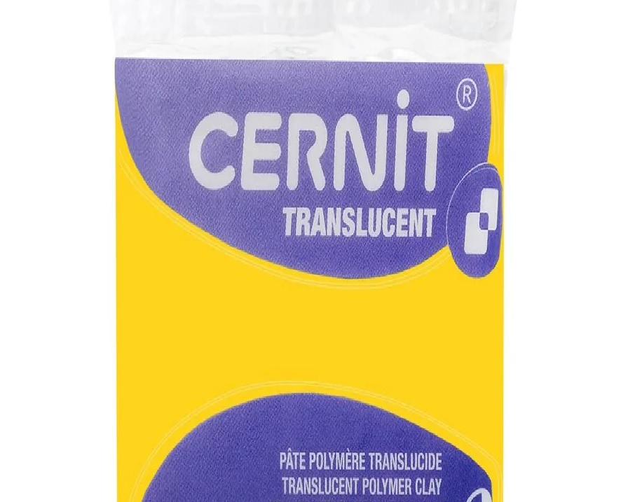 Полімерний моделін "CERNIT-TRANSLUCENT" 56гр|прозорий КУКУРУДЗЯНИЙ