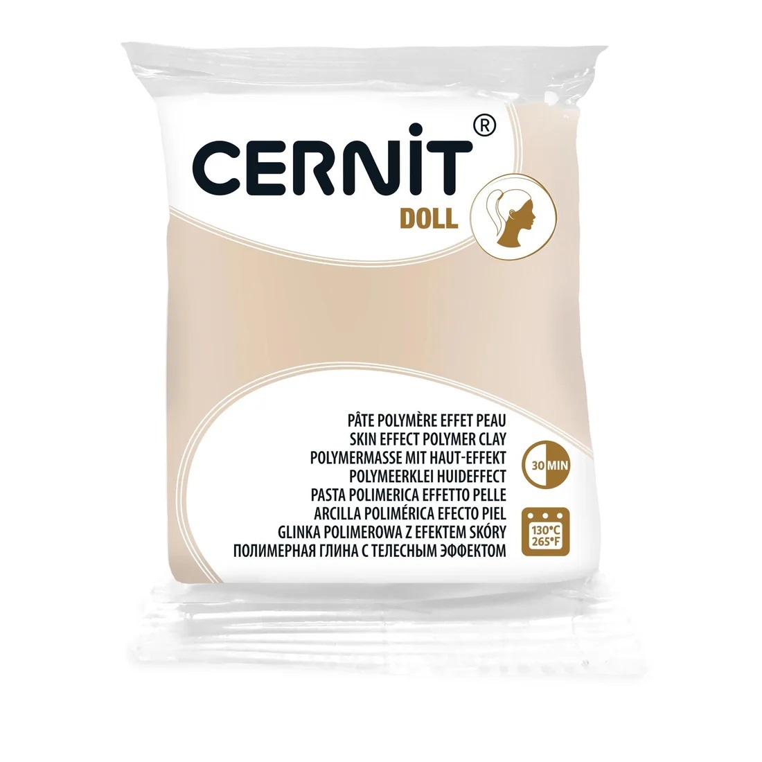 Полімерний моделін "CERNIT DOLL COLLECTION" 56гр|БІЛИЙ