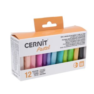 Набір полімерного моделіну CERNIT 25грх12шт ПАСТЕЛЬНІ КОЛЬОРИ
