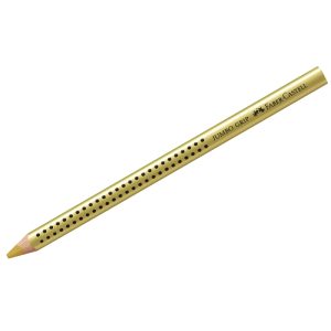 Олівець-металік тригран.корпус грифель 3,8мм Jumbo Grip Faber-Castell ЗОЛОТО