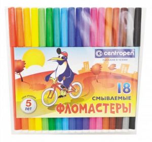 Набір фломастерів CENTROPEN у блістері 18кол