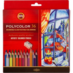 *Набір кол. олівців.Polycolor Koh-i-Noor.у картон.кор..36шт.