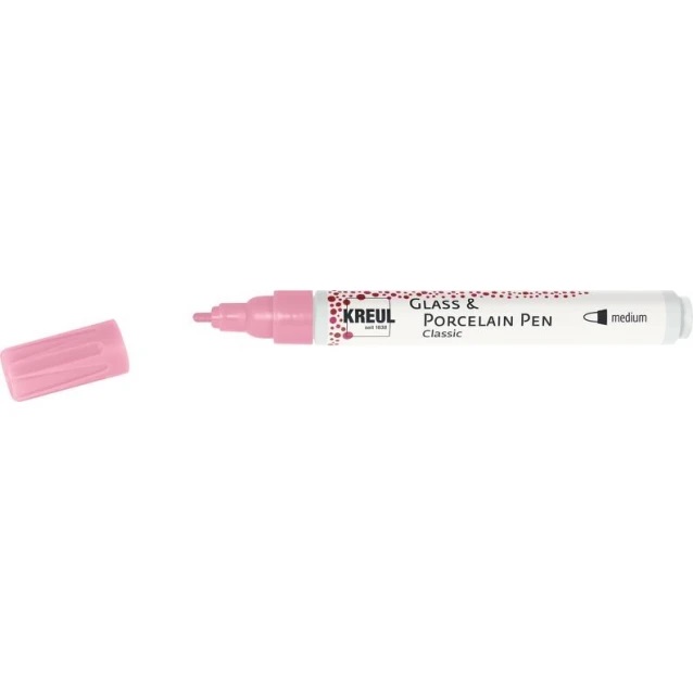 !БЕЗ ЗНИЖОК Маркер д/скла, порцеляни стійкий (обж.160*С) Glass & Porcelain Pen Hobby Line Kreul 2-4м