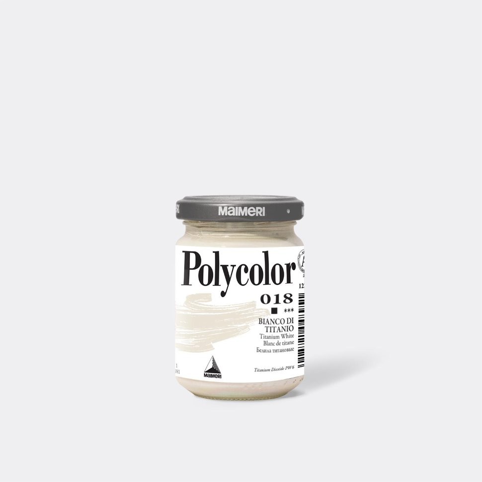 *Фарба акрилова Polycolor Maimeri 140мл 280 БІЛИЛА ТИТАНОВІ