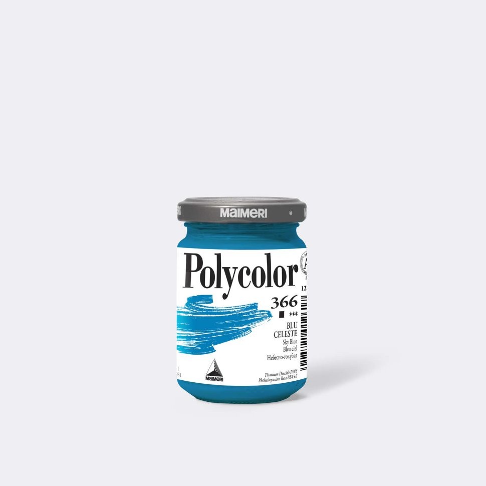 *Фарба акрилова Polycolor Maimeri 140мл 366 НЕБЕСНО-БЛАКИТНИЙ
